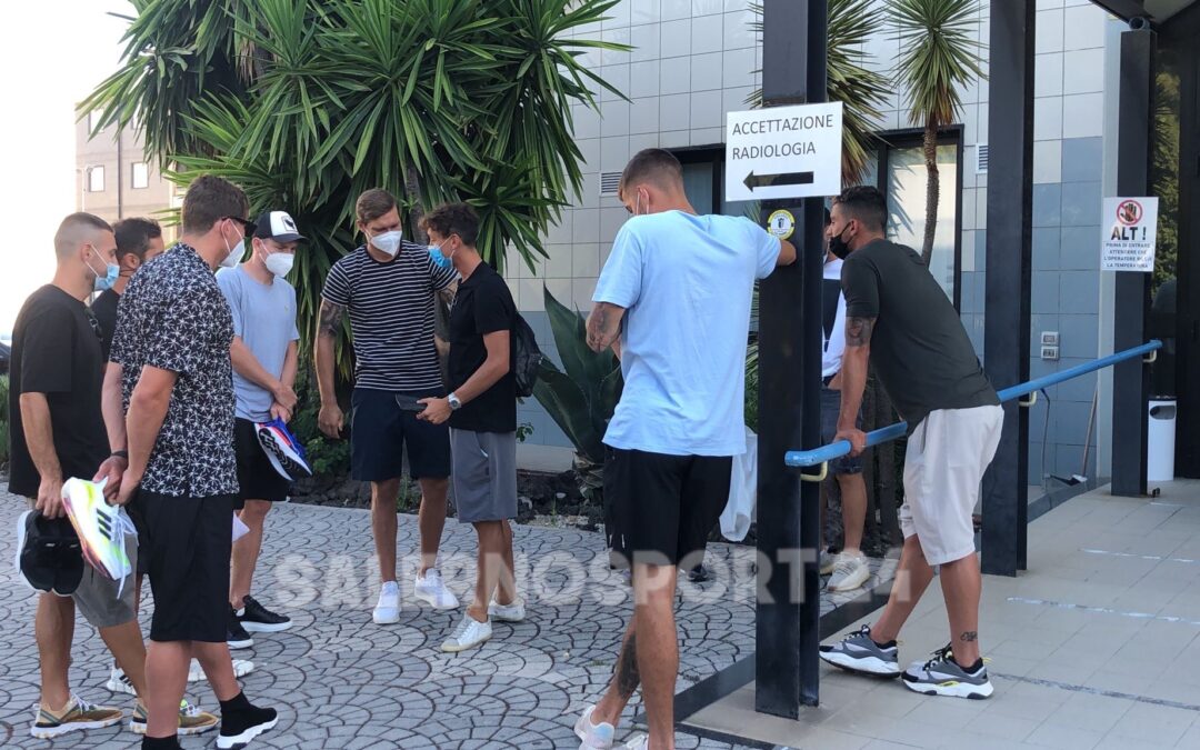 Le visite mediche, inizia una nuova stagione per la Salernitana