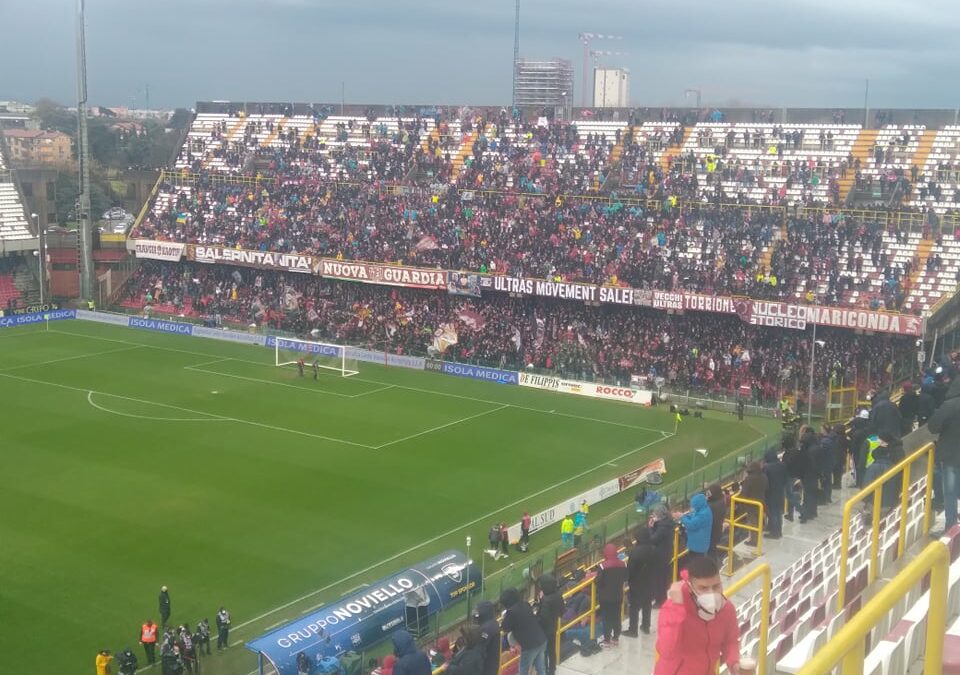 Salernitana-Bologna, il dato aggiornato della prevendita