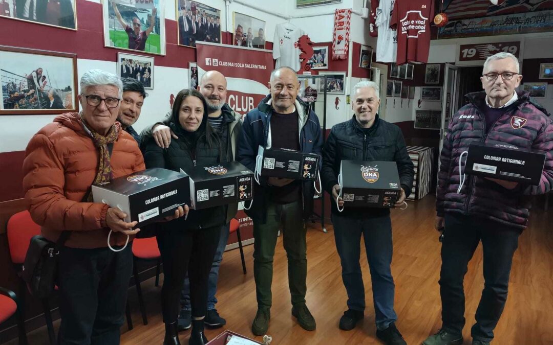 Colomba a tema Salernitana e iniziativa benefica: aderisce il club mai Sola