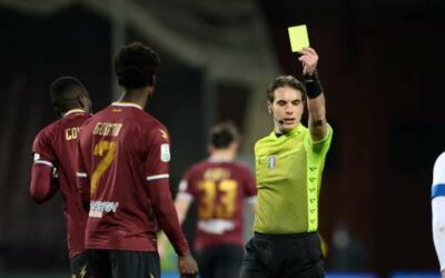 Scatena, direzione disastrosa. Manca un rigore ai granata, gestione finale da 3 in pagella