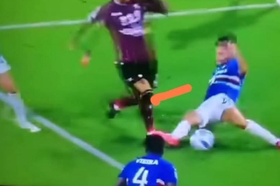 Doveri completa l’opera: torti  clamorosi e arbitraggio pro Sampdoria