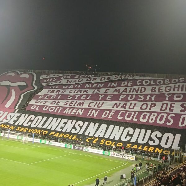 Tutt’Europa si inchina alla curva Sud di Salerno